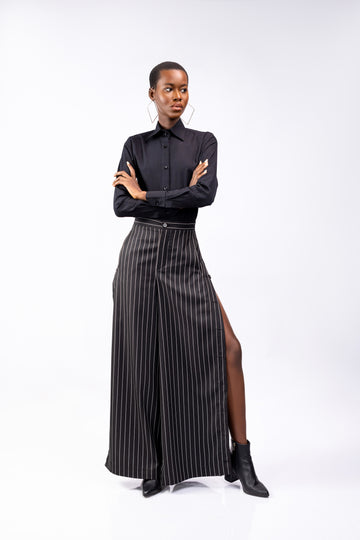 Talia Women's African Print Stretch Pants (Jade Amber Adire) – D'IYANU