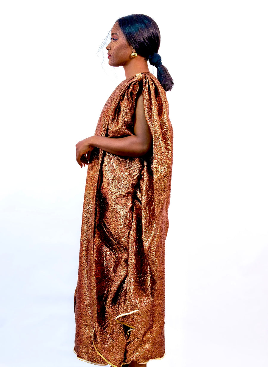 REVERSIBLE WEARABLE ART AGBADA DRESS ADM Projects